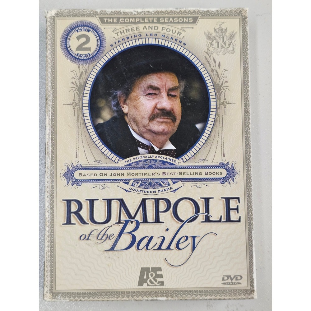Rumpole of the Bailey The Complete Seasons 3 & 4 DVD Set 4-Disc Leo McKern A&E